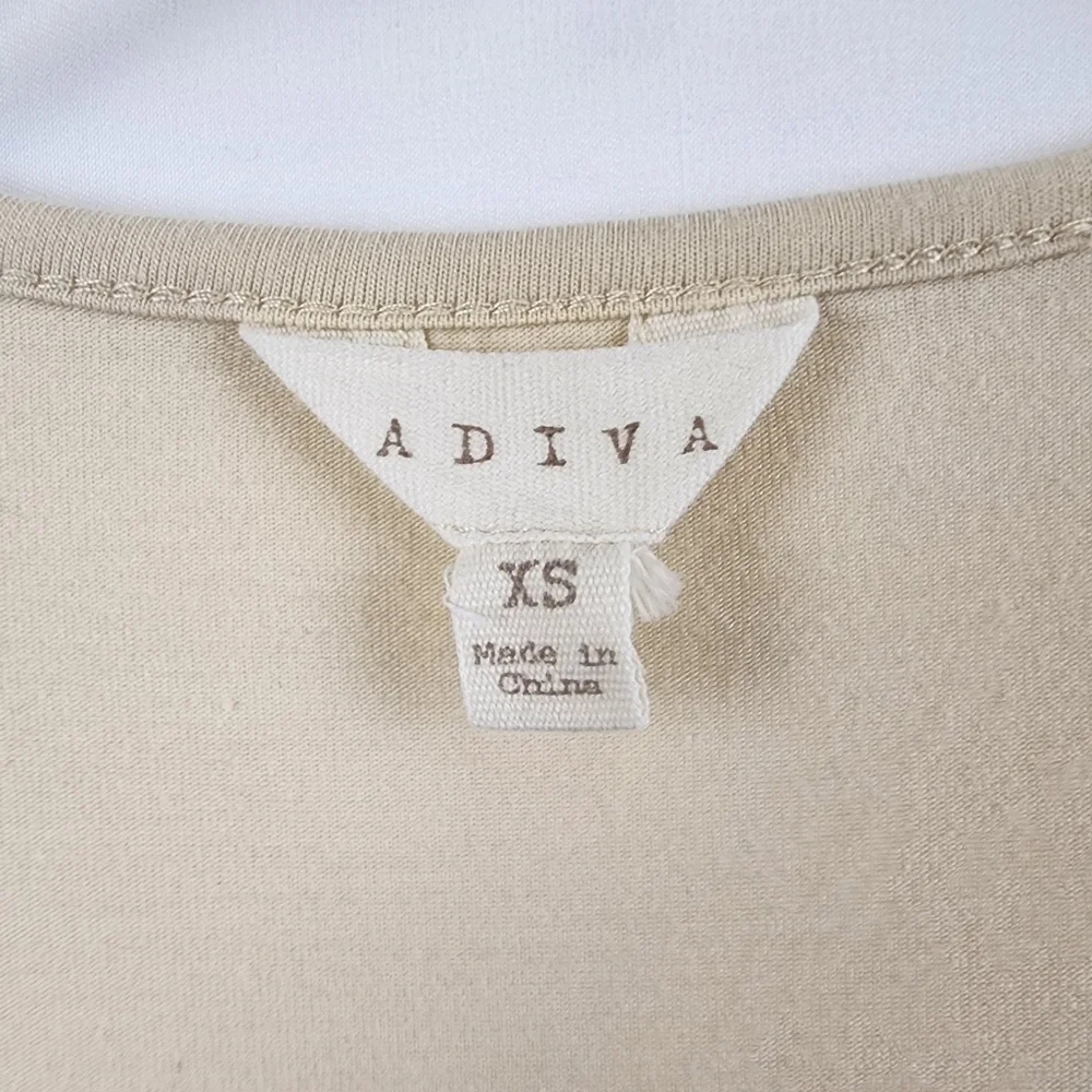 Crochet Lace Cream Tank Top Adiva Brand Boho Style Womens XS - Picture 3 of 6